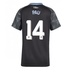 Fotbalové Dres Aston Villa Pau Torres #14 Dámské Venkovní Oblečení 2025-26 Krátký Rukáv